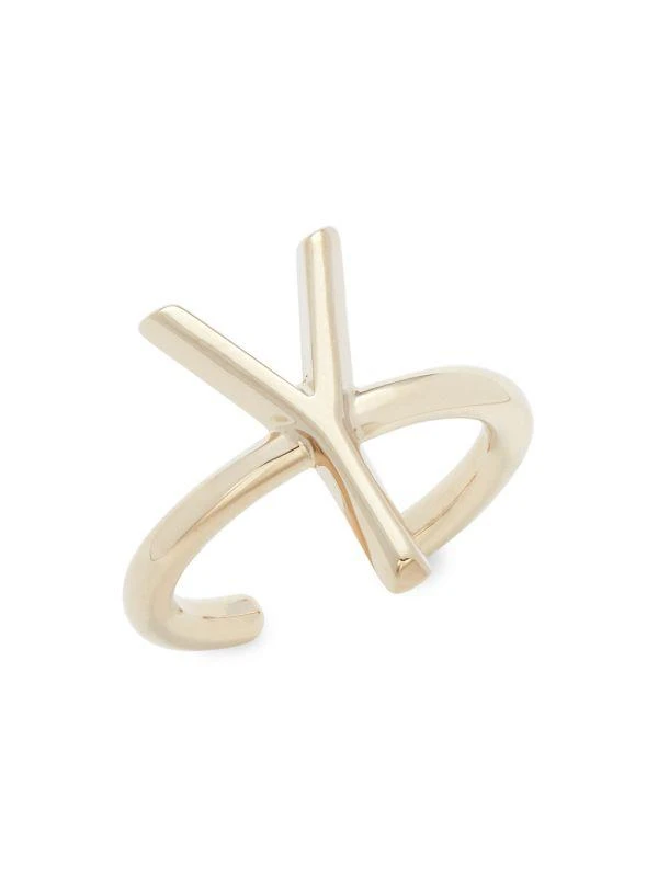 Valentino Garavani 5-Piece Goldtone Yes No Ring Set - Fashion 