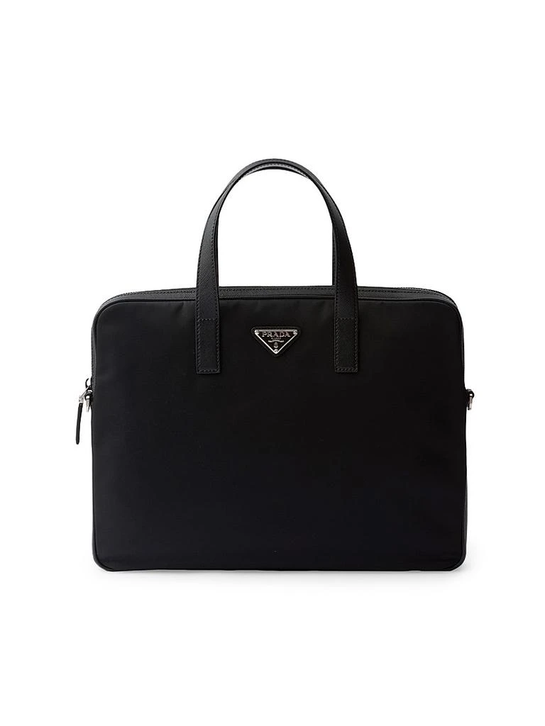 Prada Re-Nylon and Saffiano Leather Briefcase 1
