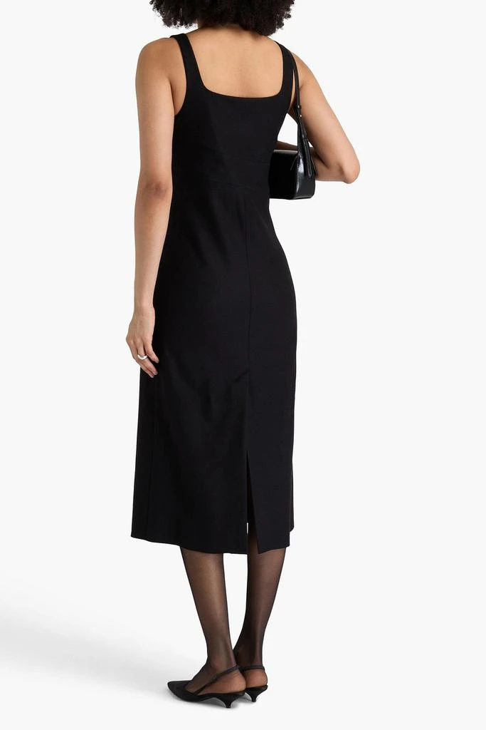 Vince Wool-blend flannel midi dress 3