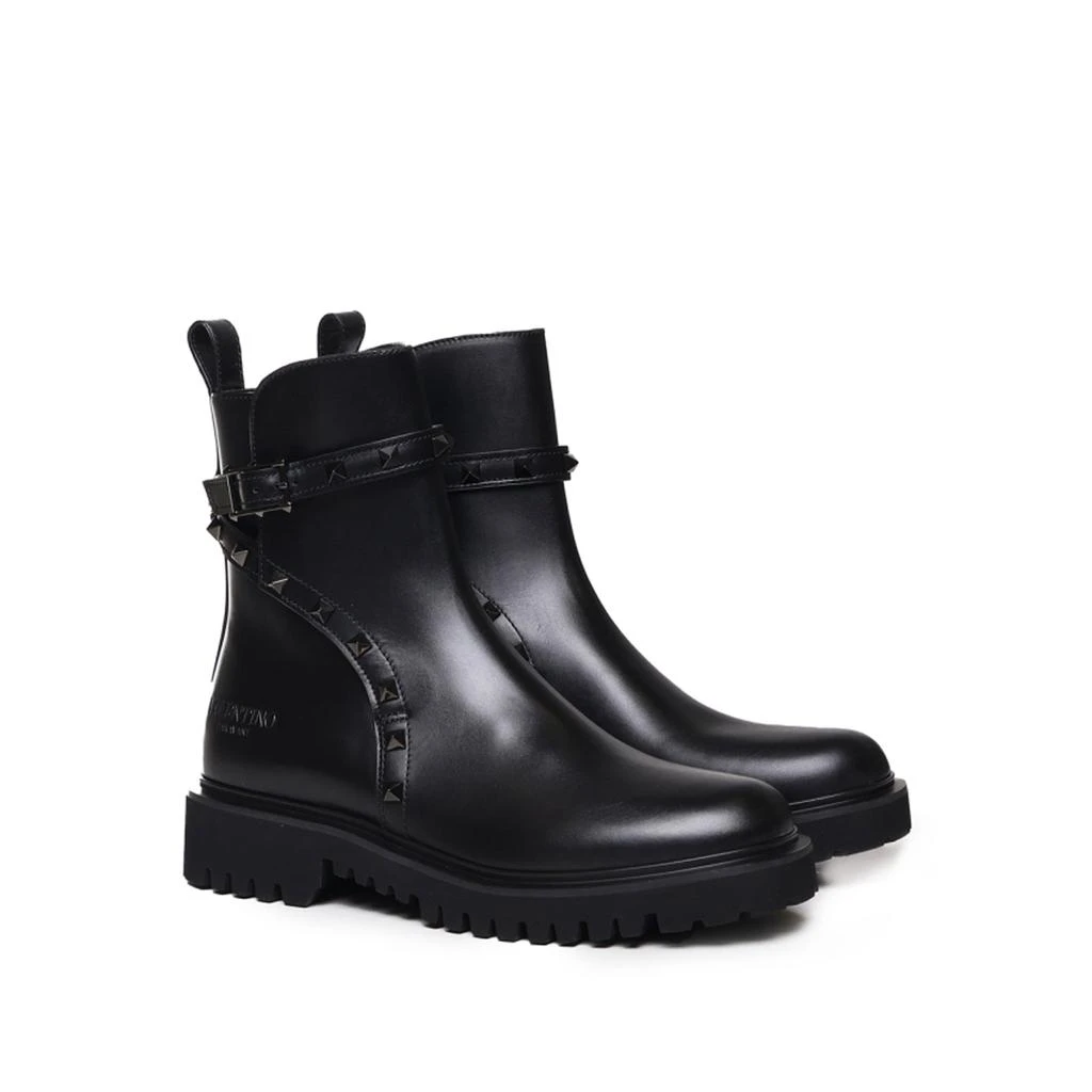 Valentino Valentino garavani rockstud combat boots 2
