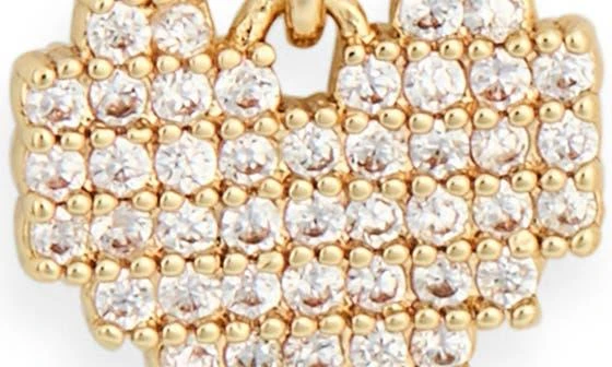 Leith 3-Pack Faux Pearl 
CZ Heart Earrings 3