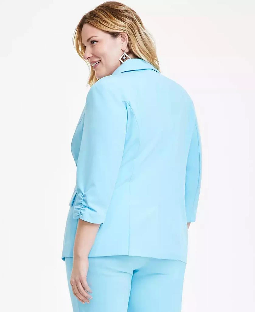 INC International Plus Size 3/4-Sleeve Blazer, Created for Macy's 2
