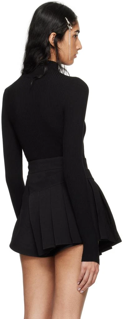 Shushu/Tong Black Embroidered-Logo Turtleneck 3