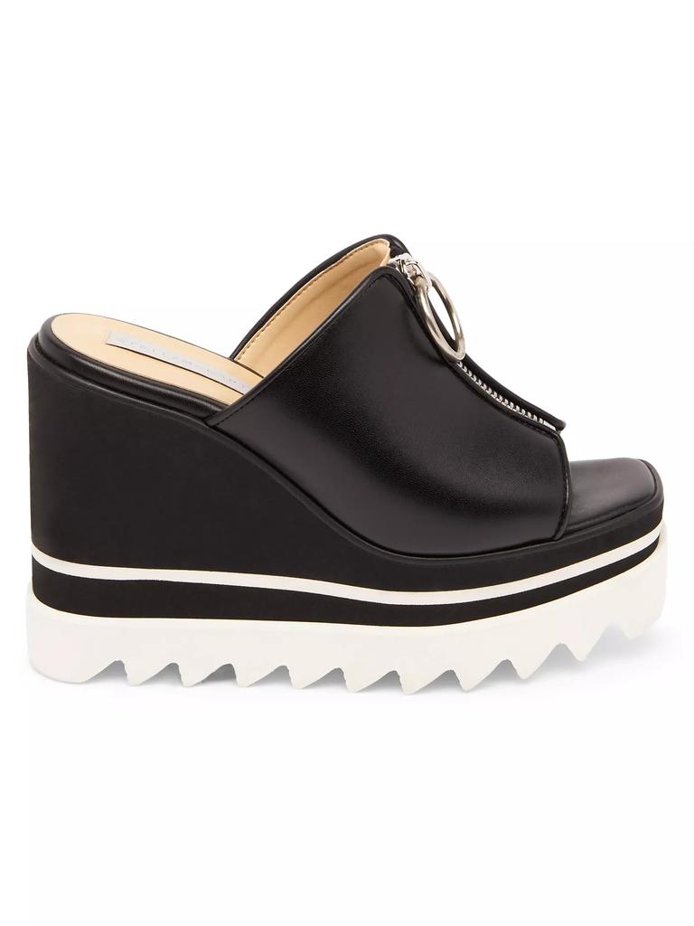 サンダル・ミュール Stella McCartney 'Sneak-Elyse' wedge Women Red Sneak-Elyse Woven Platform Wedge Sandals | Stella