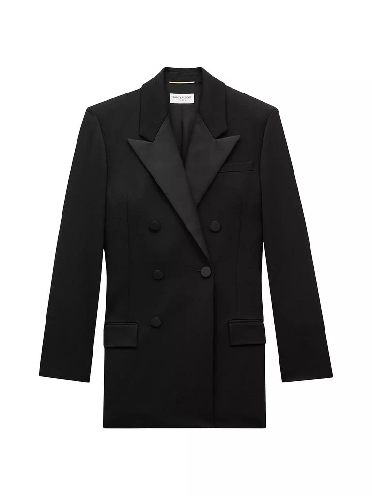 Yves Saint Laurent Tuxedo Jacket in Grain De Poudre 1