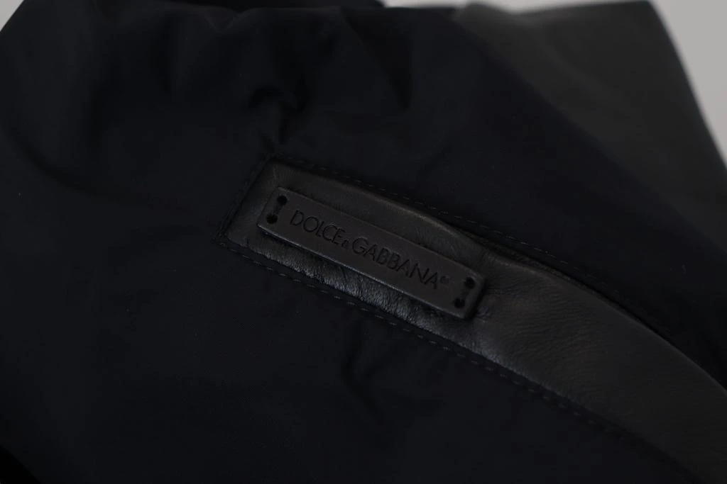 Dolce & Gabbana Dolce & Gabbana Black Polyester Hooded Blouson Coat Jacket 12