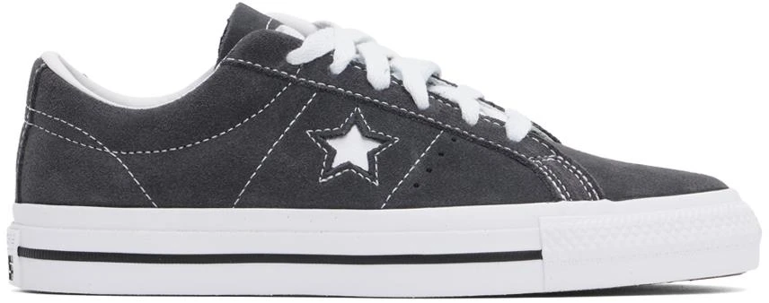 Converse Gray CONS One Star Pro Suede Sneakers 1