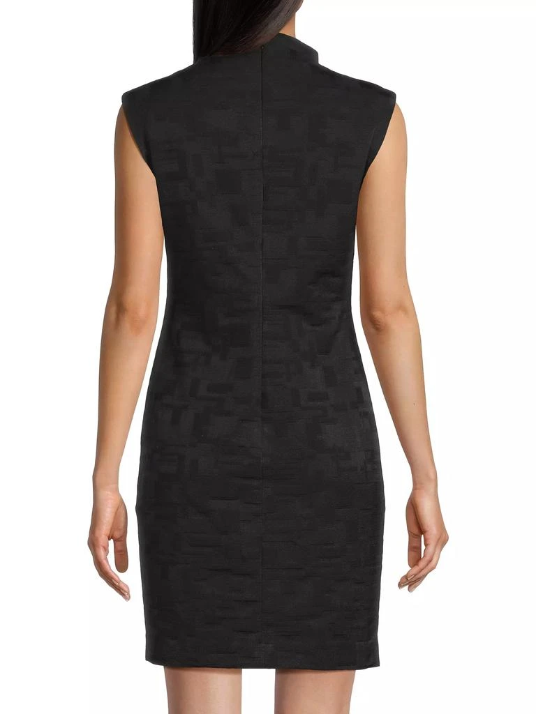 Natori Geo Texture Jacquard Dress 5