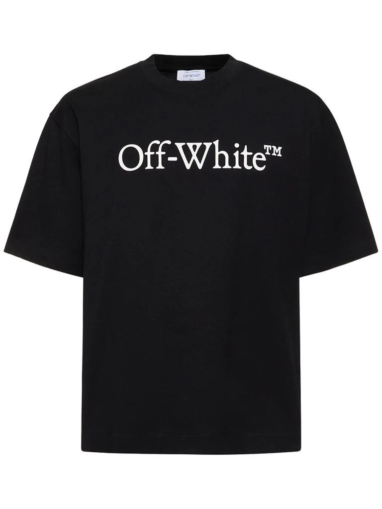 Off-White Big Bookish Skate Cotton T-shirt