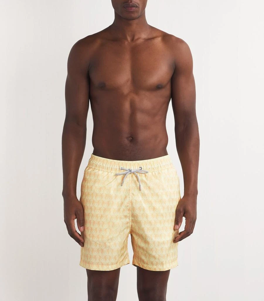 LOVE BRAND & Co. Palm Print Staniel Swim Shorts 3
