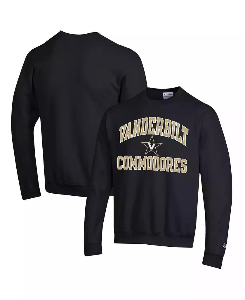 Champion Men's Black Vanderbilt Commodores High Motor Pullover Sweatshirt 1