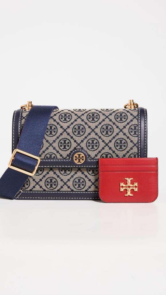Tory Burch Small T Monogram Jacquard Shoulder Bag