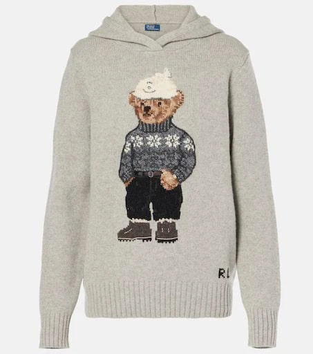 Ralph Lauren Polo Bear wool and cashmere hoodie 1