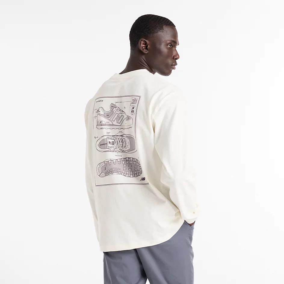 New Balance Athletics 574 Sketch Long Sleeve