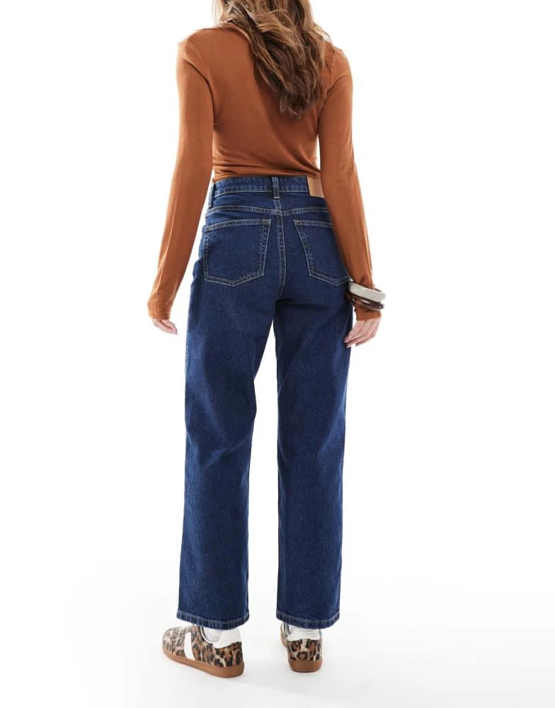 ASOS ASOS DESIGN ankle grazer straight leg jeans in indigo - MBLUE 3