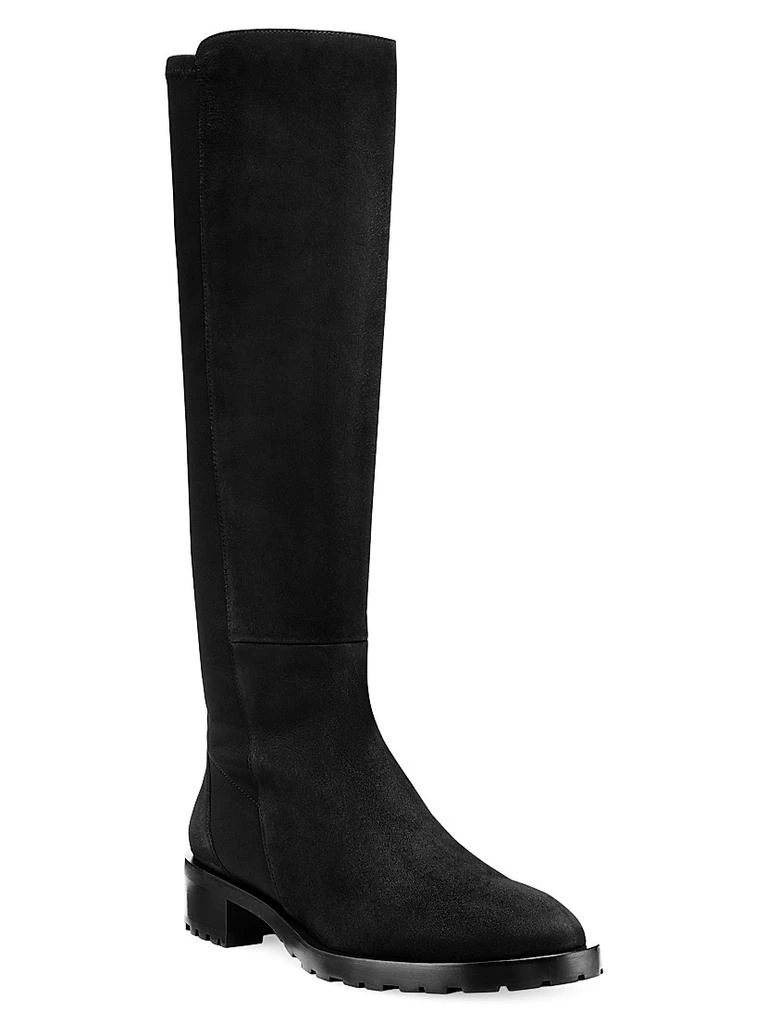 Stuart Weitzman 5050 Suede Knee-High Lug Boots 2