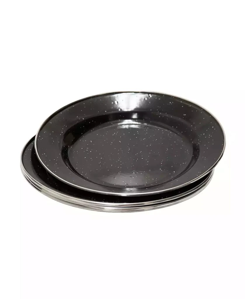 Stansport Deluxe 24-Piece Enamel Tableware Set - Black 2