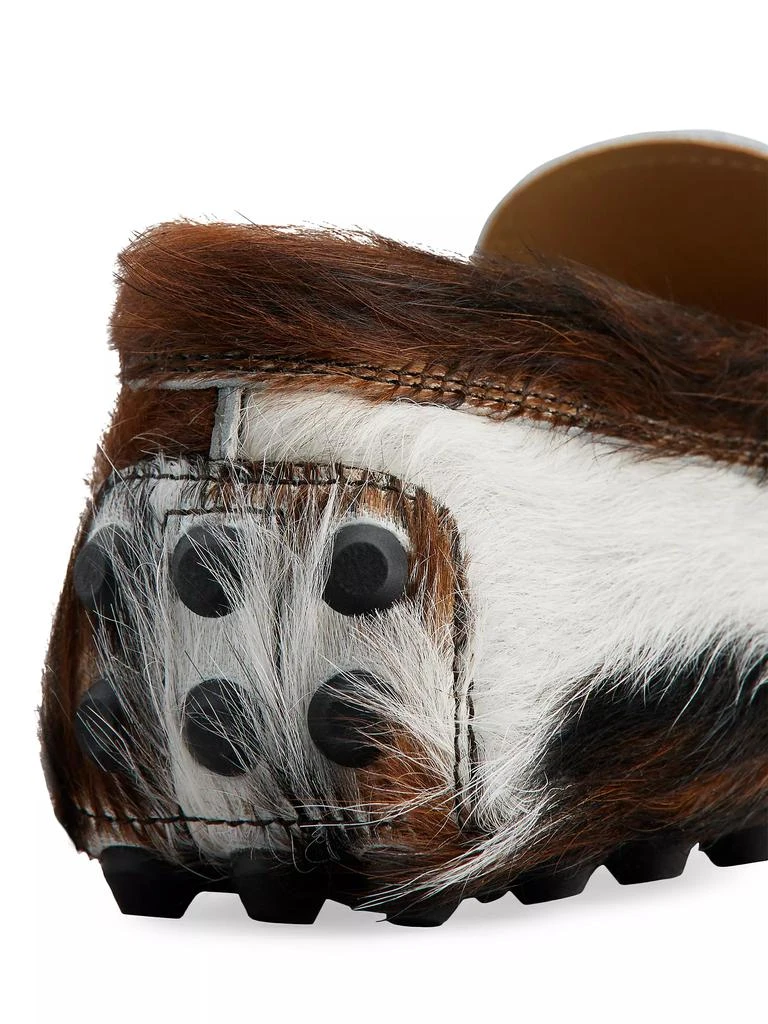 Tod's Gommino Macro Pony Effect Leather Loafers 5