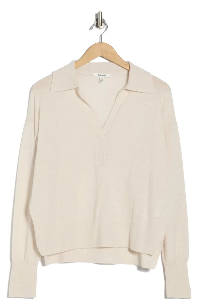 Splendid Tori Cashmere Polo Sweater 3