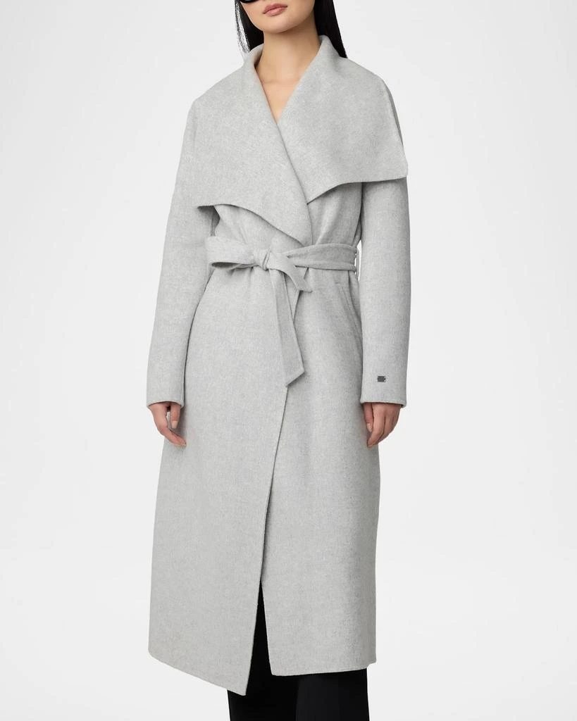 Soia & Kyo Britta Belted Double-Face Wool-Blend Coat 1