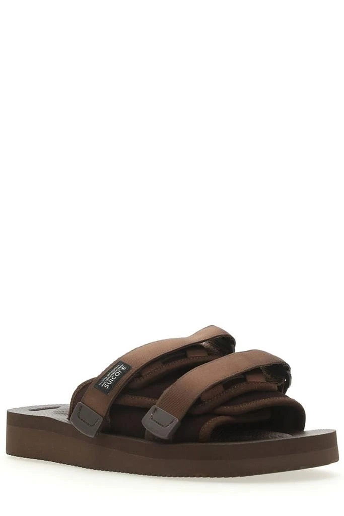 Suicoke Flat Sandals Suicoke touch-strap Flat Sandals | Neutrals | FARFETCH main image 3