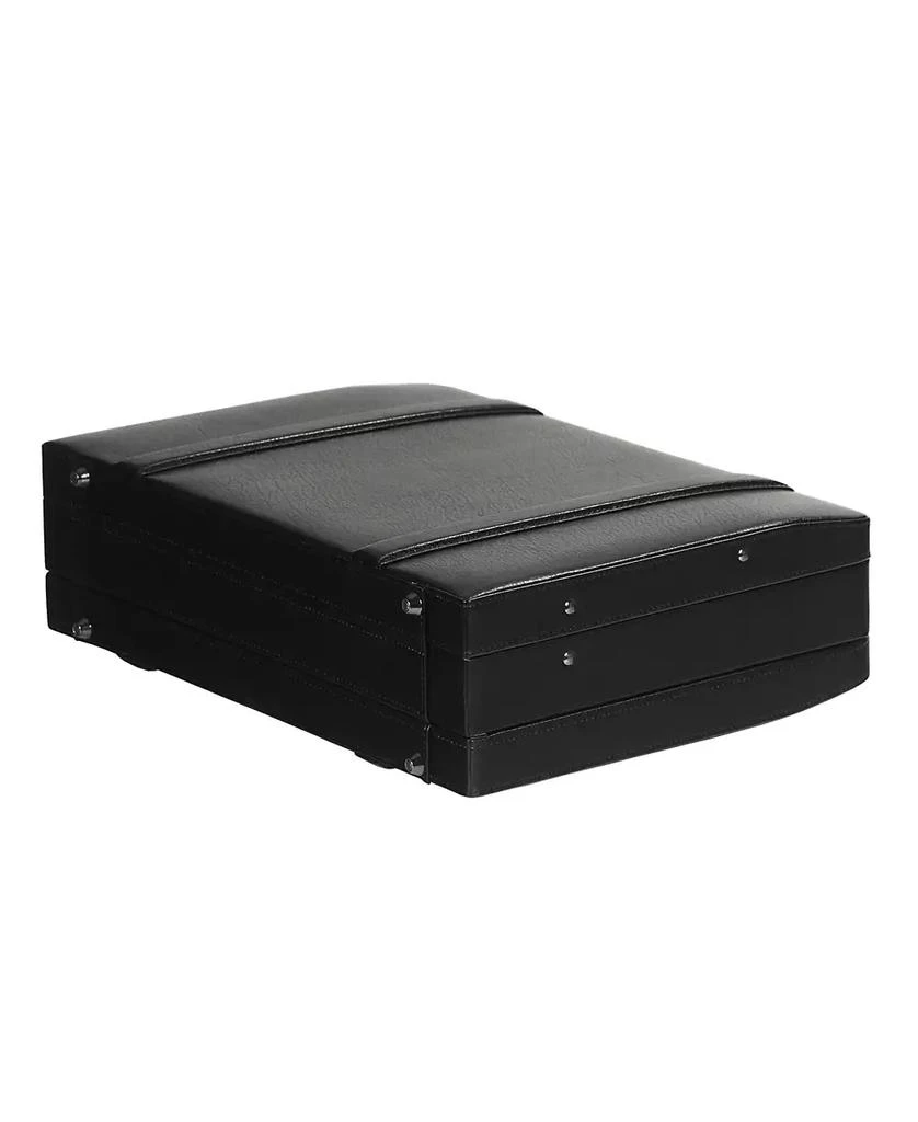 Mancini Leather Goods Business Collection Expandable Attache Case 2