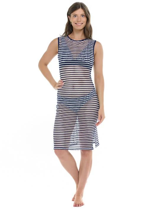 SKYE Womens Eve Sheer High Neck Dress 1