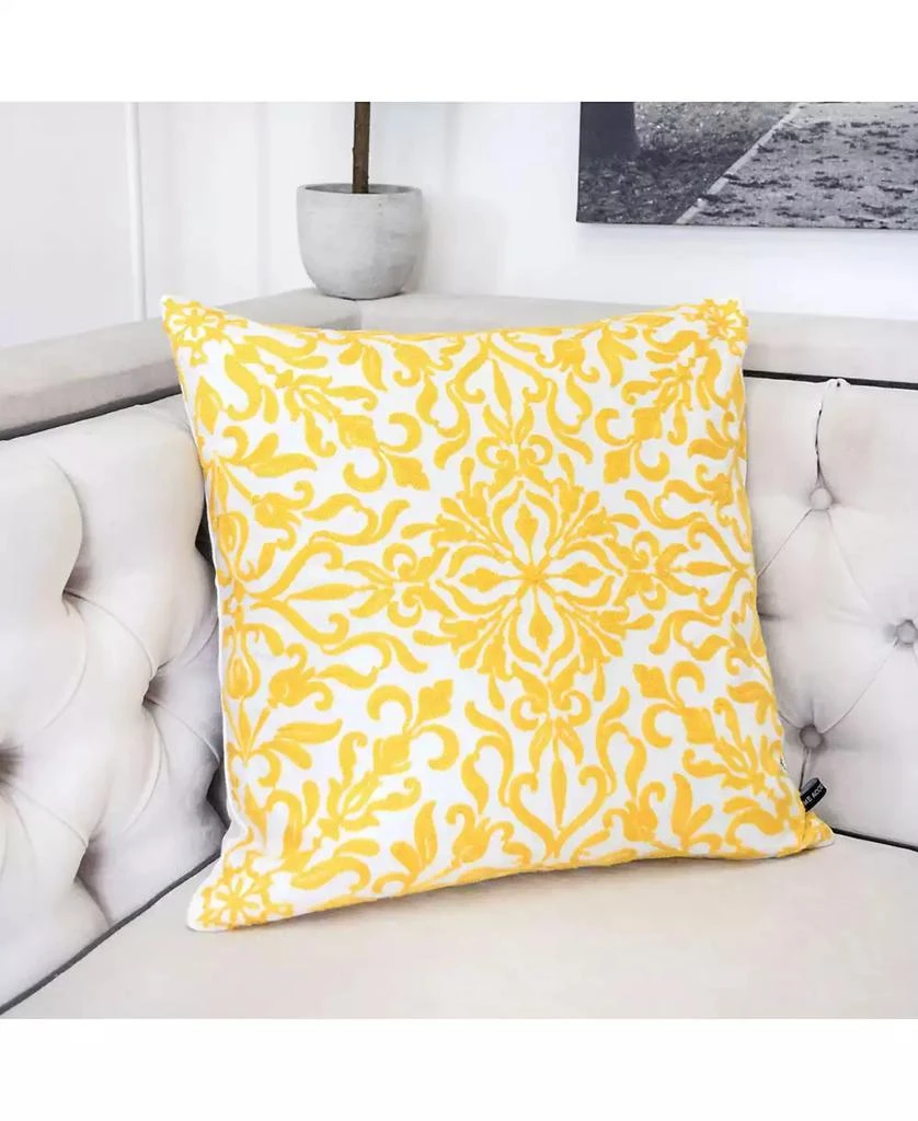 Homey Cozy Victoria Cotton Decorative Pillow, 20" x 20" 9