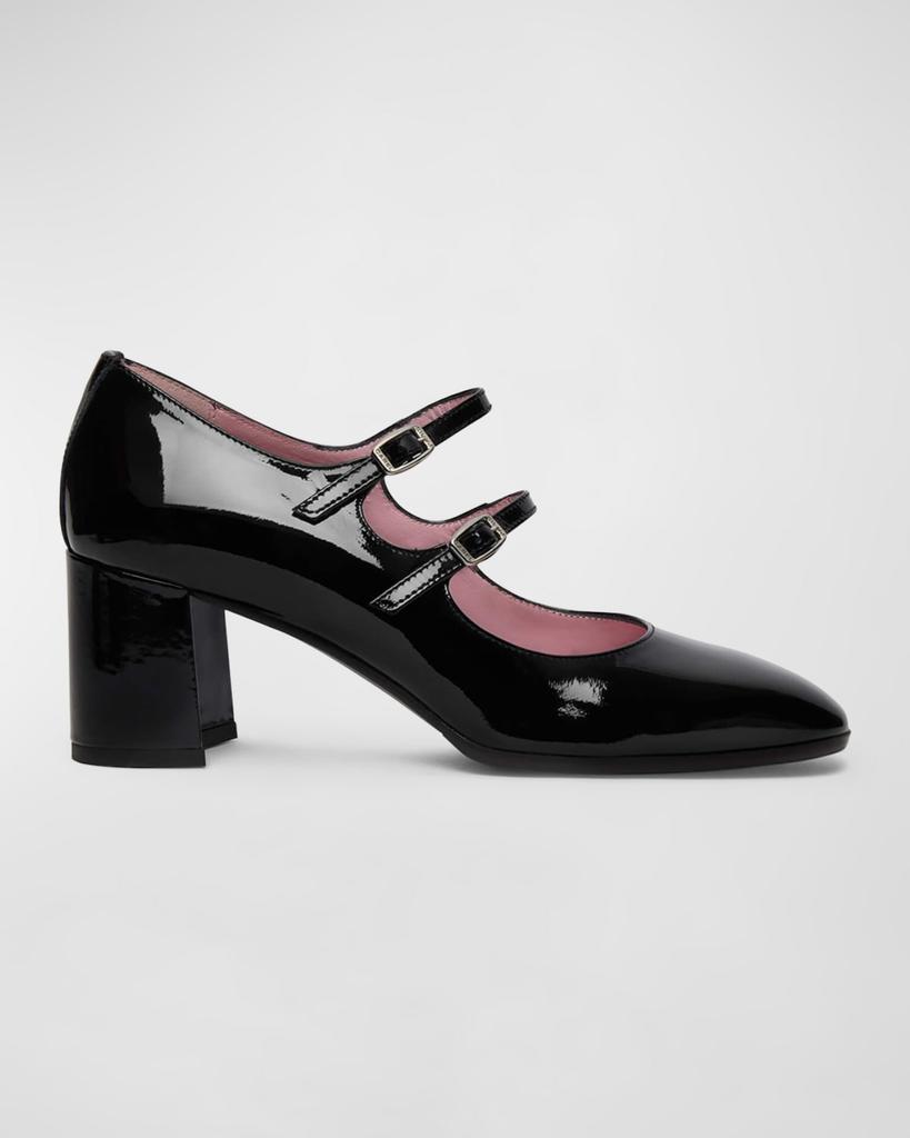 Carel Alice Patent Mary Jane Duo Pumps