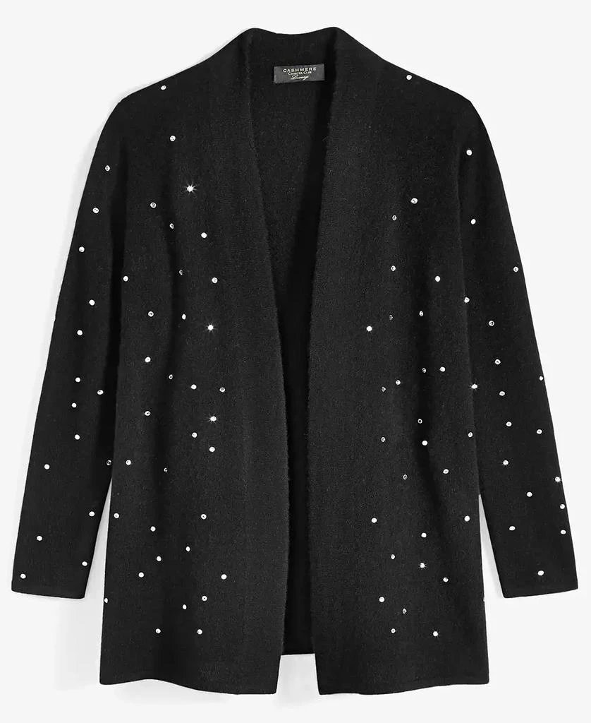 Charter Club Women's Embellished Long-Sleeve 100% Cashmere Duster, Created for Macy's 3