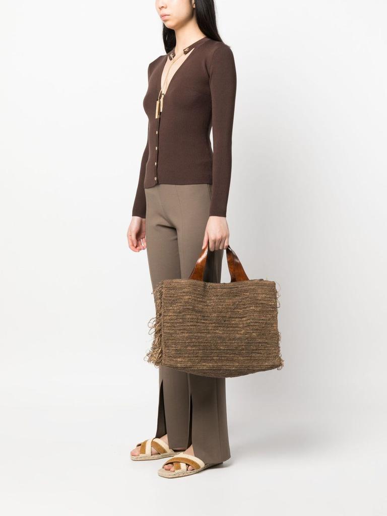 IBELIV IBELIV - Onja Raffia Tote Handbag