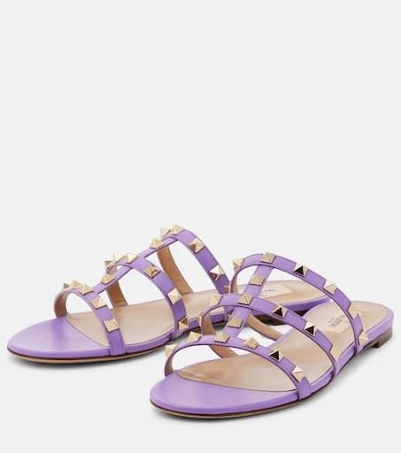 Valentino Rockstud leather sandals 4