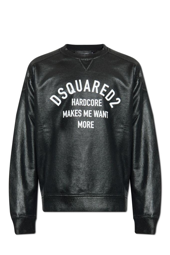 DSQUARED2 Dsquared2 Printed Scratch Cool Fit Crewneck