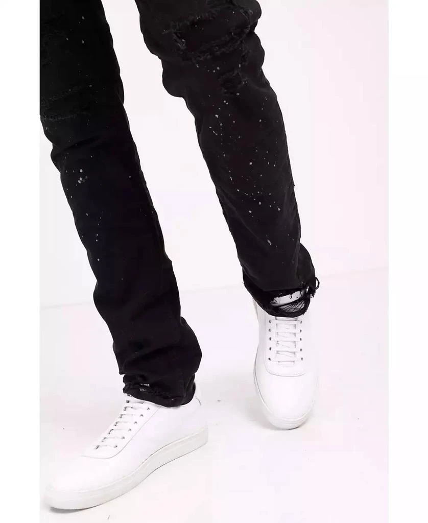 RON TOMSON Men's Modern Embroidered Denim Jeans 5