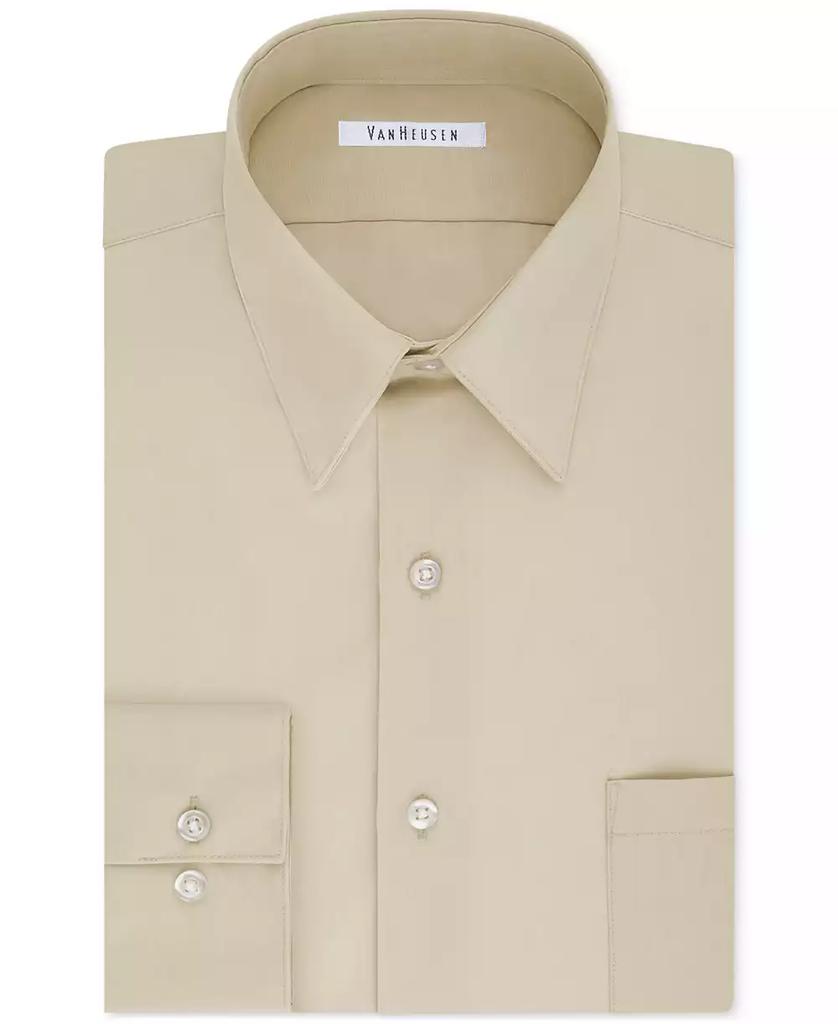 Van Heusen Men's Big & Tall Classic/Regular Fit Wrinkle Free Poplin Solid Dress Shirt