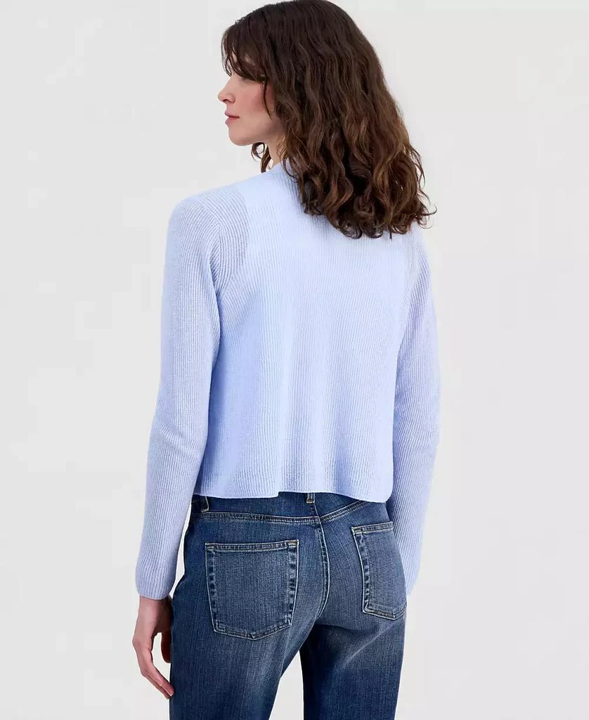 Eileen Fisher Women
s Linen Cotton Open-Front Cardigan 2