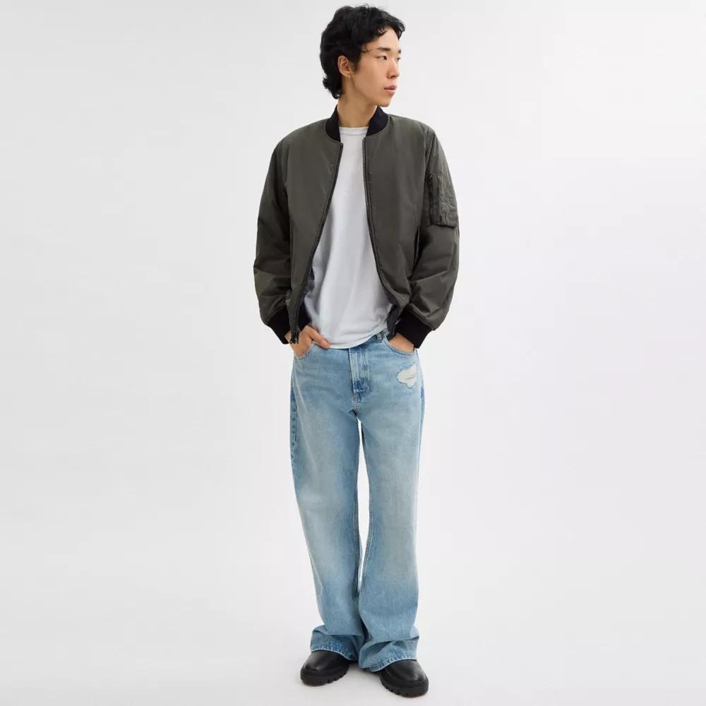 Coach Reversible Ma 1 Jacket In Recycled Polyester