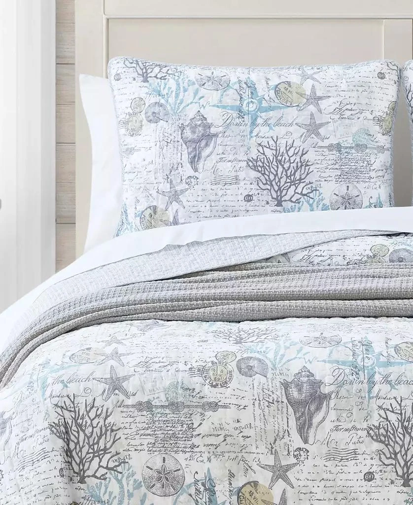 Tommy Bahama Beach Bliss Reversible 2 Piece Quilt Set 4