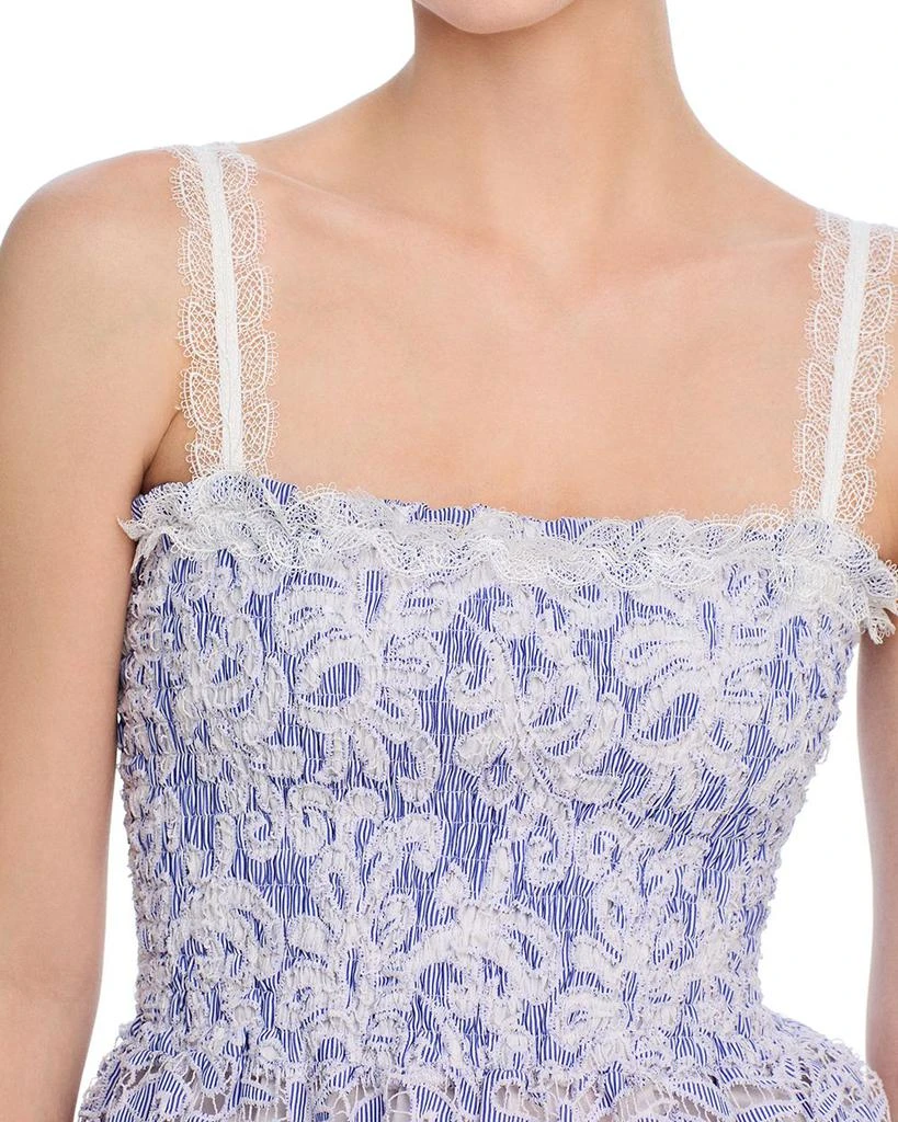 Waimari Aerin Lace Trim Mini Dress 2