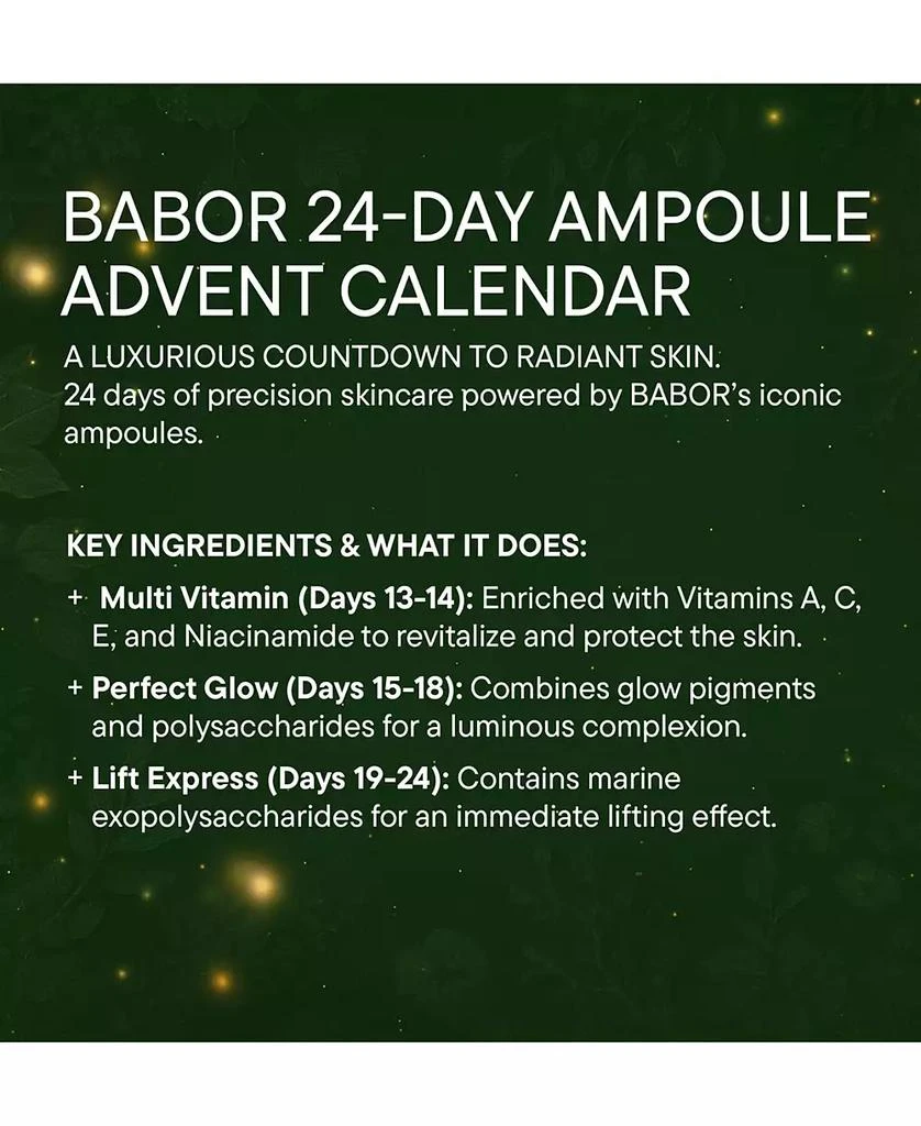 BABOR 24-Pc. Advent Calendar Ampoule Set 5