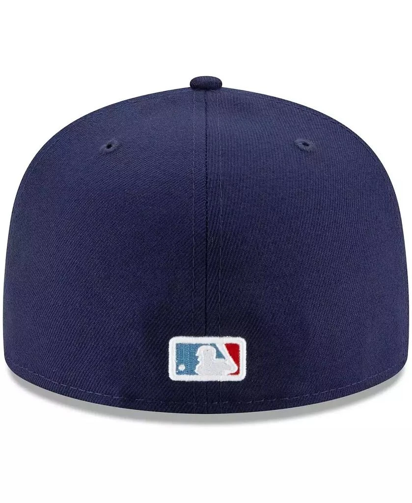 New Era Men's Navy, Light Blue Chicago Cubs City Connect 59FIFTY Fitted Hat 4