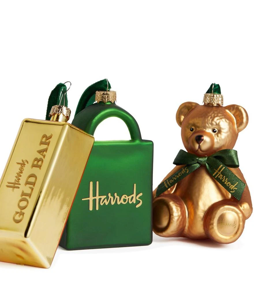 Harrods Glass-Blown Heritage Tree Decorations (Set of 4) 5