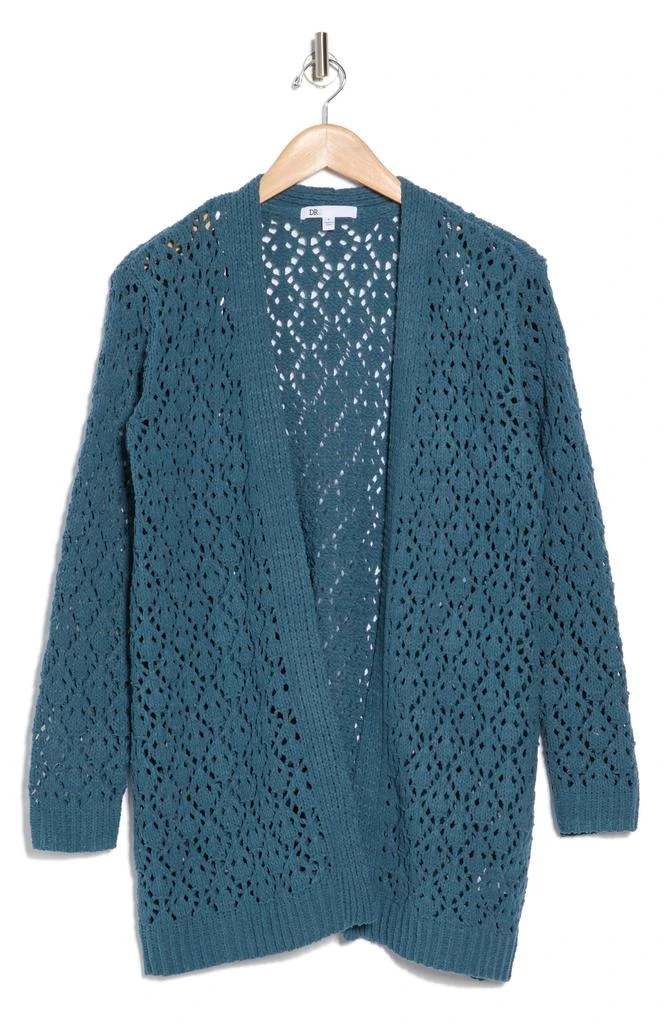 DR2 by Daniel Rainn Chenille Openwork Cardigan 3