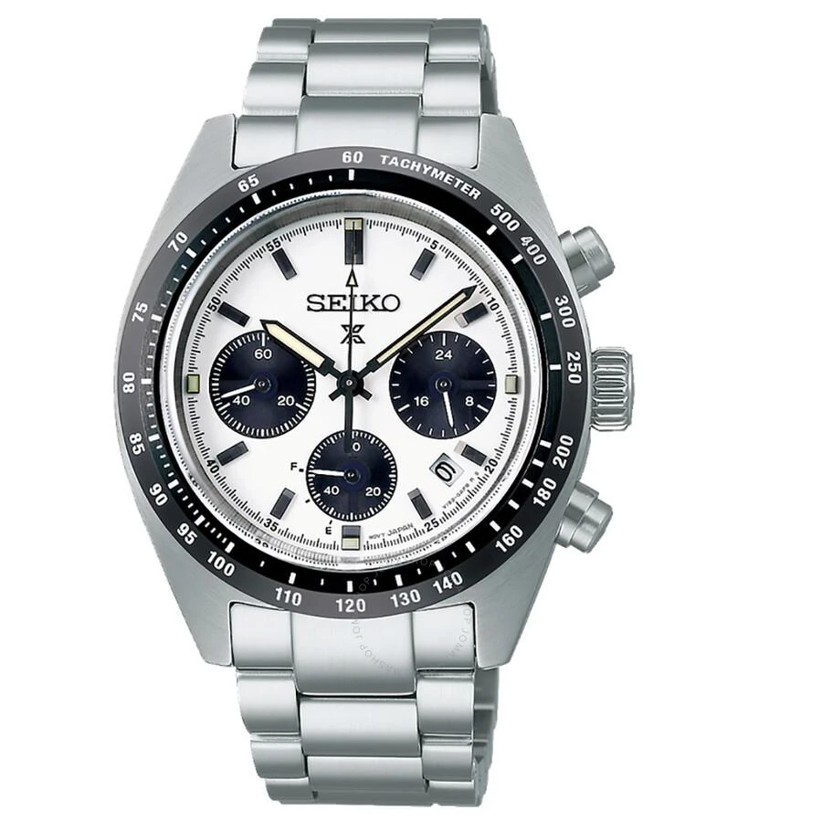 Seiko Prospex Speedtimer Chronograph White Dial Men's Watch SSC813P1 1