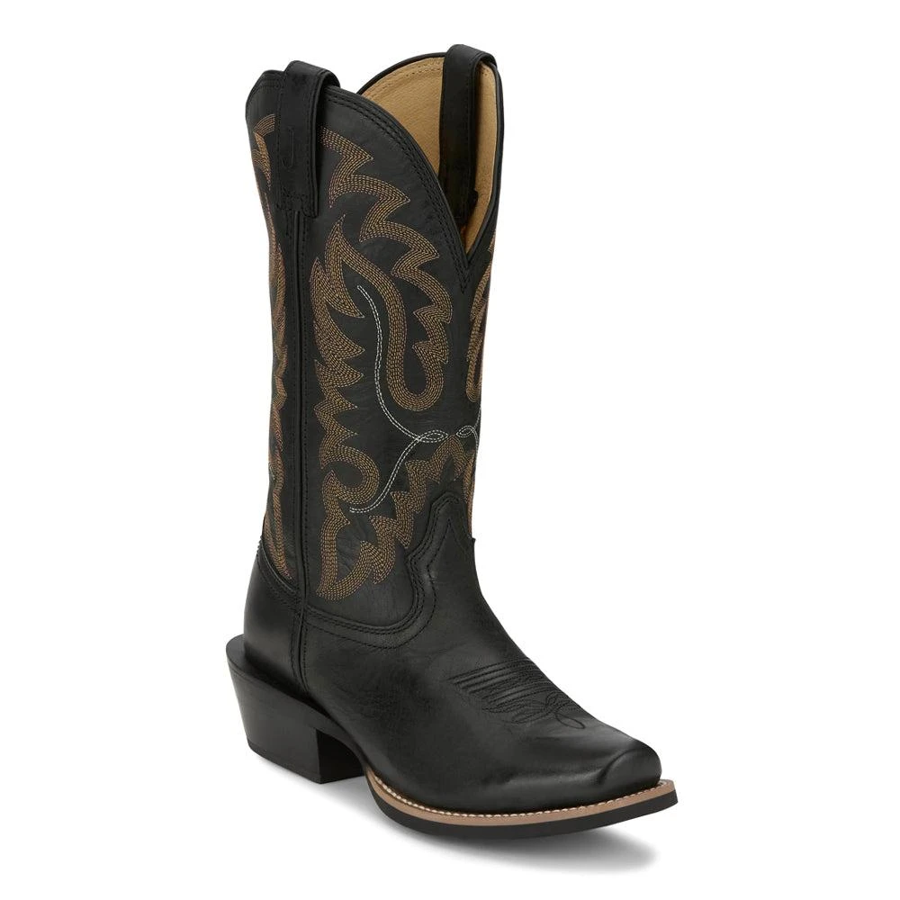 Justin Boots Cowboy Town 13 Inch Square Toe Cowboy Boots 2