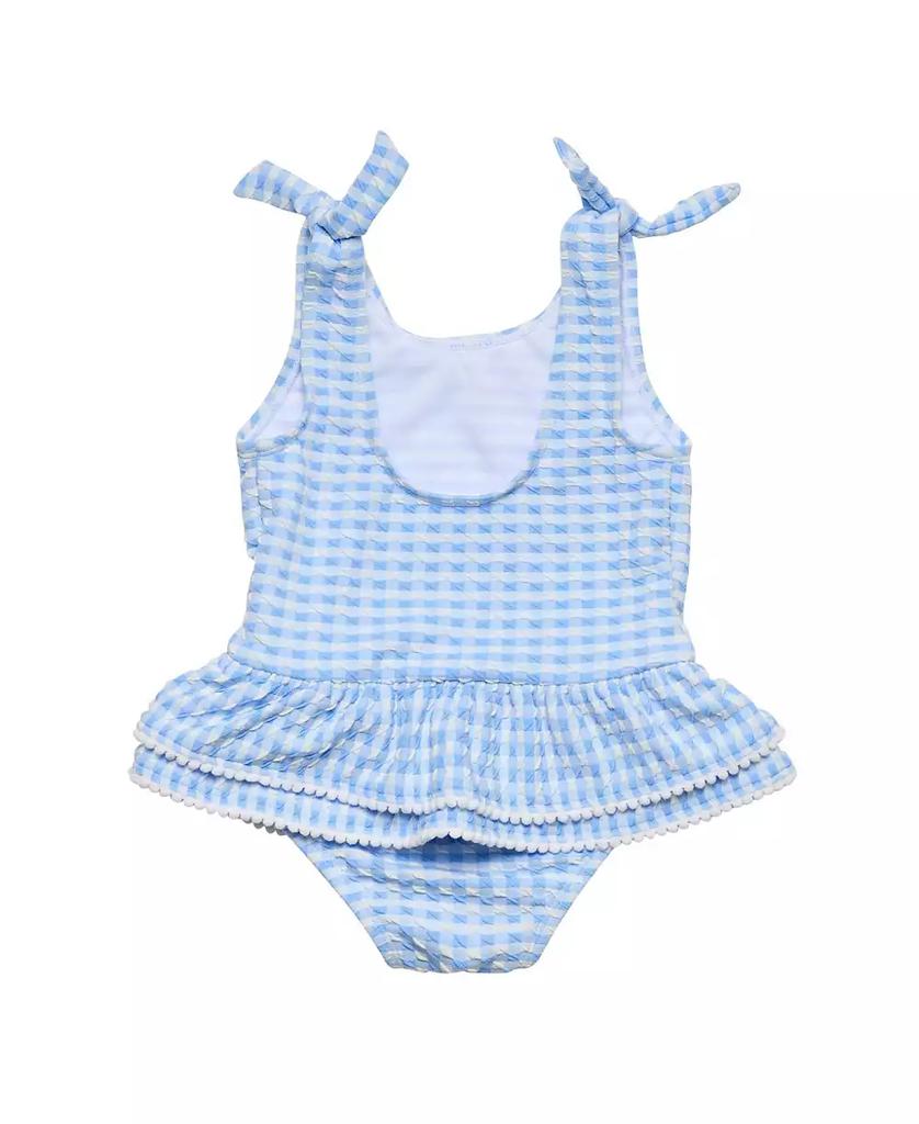 Snapper Rock Little Girls Seaside Gingham Skirt Swimsuit