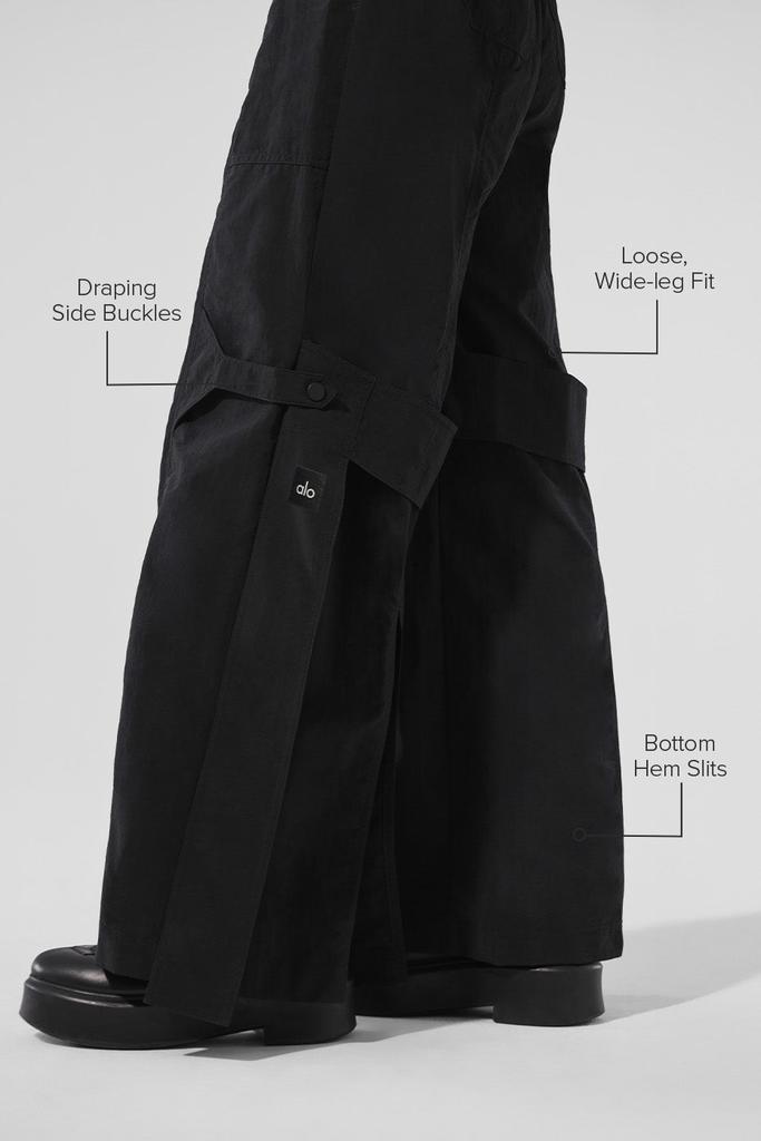 Alo High-Waist Voyager Trouser - Black