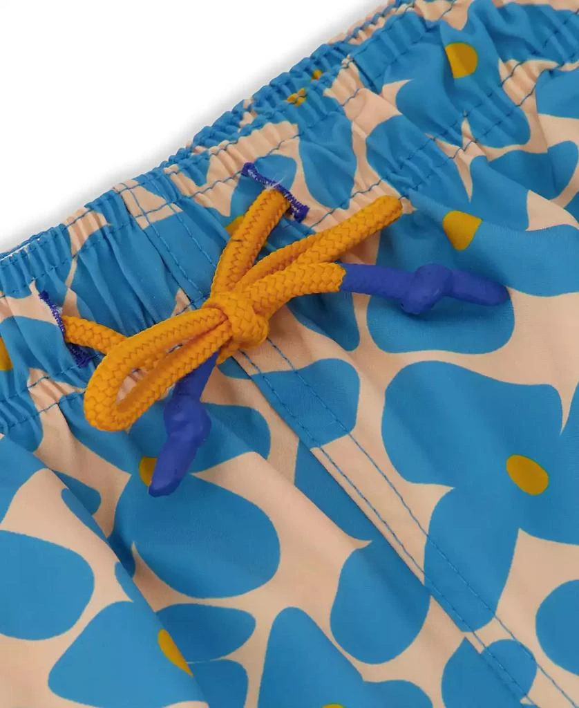 Sunset and Vines Men's Floral Woven Swim Trunks 4