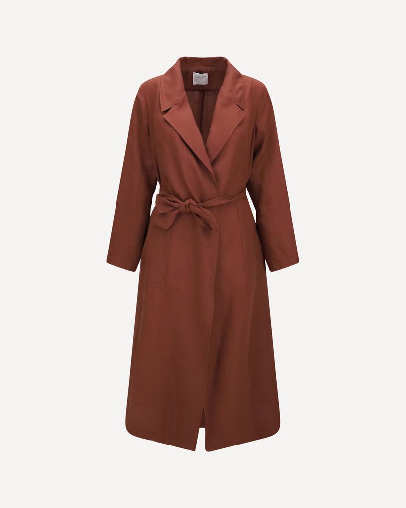 FORTE_FORTE Belted linen Coat
