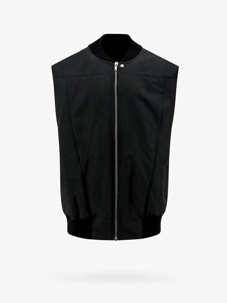 Rick Owens Padded recycled nylon sleeveless jacket 1